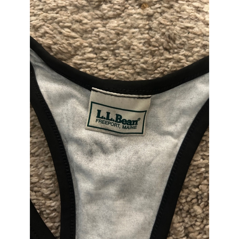 Women's L.L.Bean Tank Top XL Black Gray CoolMax Lycra
#055 - Picture 3 of 6